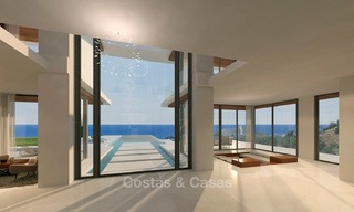 Indrukwekkende nieuwe moderne villa in Californische stijl te koop, met een prachtig uitzicht op zee, Benahavis - Marbella 6761 