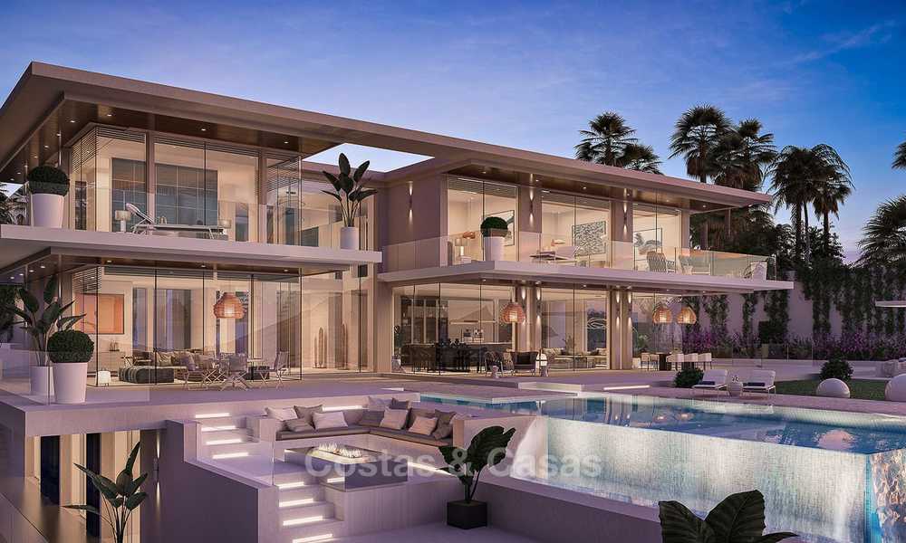 Indrukwekkende nieuwe moderne villa in Californische stijl te koop, met een prachtig uitzicht op zee, Benahavis - Marbella 6764