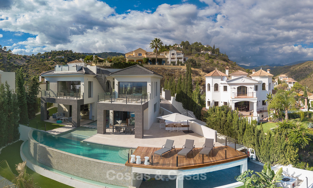 Weelderige nieuwbouw designer villa te koop in een exclusieve urbanisatie, Benahavis - Marbella 6944