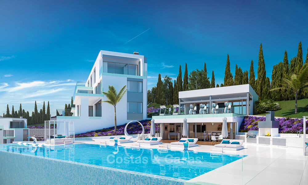 Nieuwe moderne luxe appartementen met zeezicht te koop in een boutique golfresort - La Cala, Mijas, Costa del Sol 7124