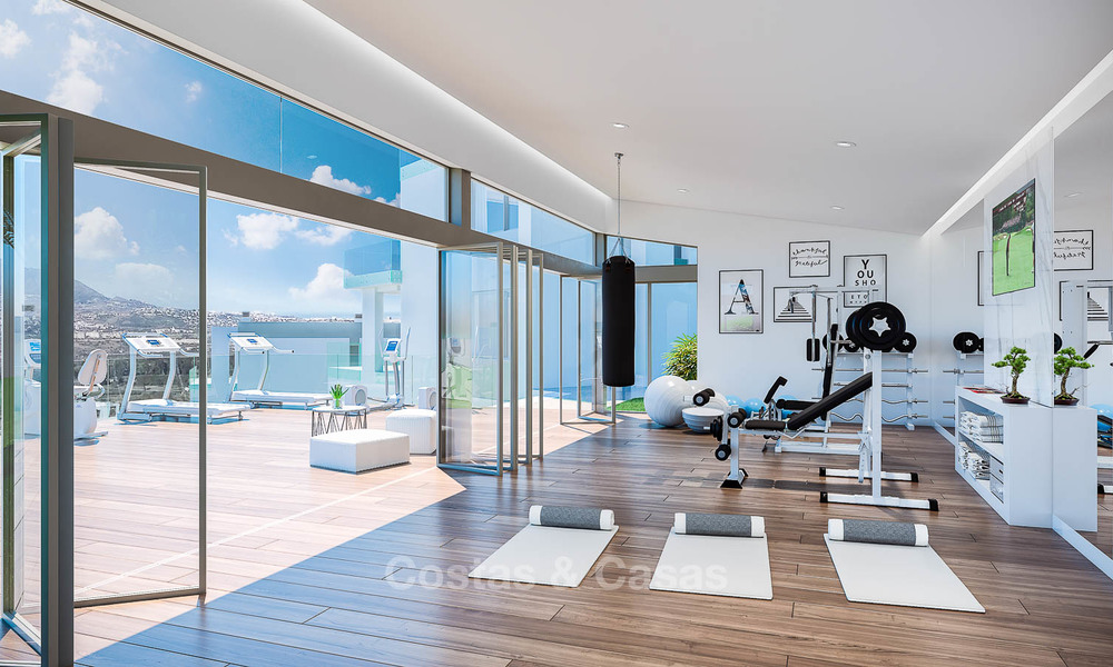 Nieuwe moderne luxe appartementen met zeezicht te koop in een boutique golfresort - La Cala, Mijas, Costa del Sol 7125