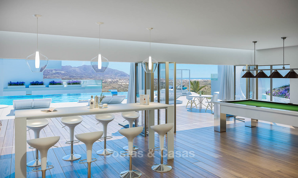 Nieuwe moderne luxe appartementen met zeezicht te koop in een boutique golfresort - La Cala, Mijas, Costa del Sol 7127