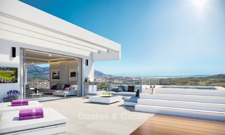 Nieuwe moderne luxe appartementen met zeezicht te koop in een boutique golfresort - La Cala, Mijas, Costa del Sol 7128 