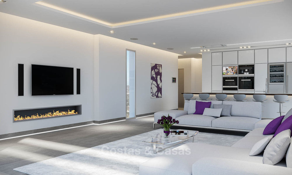 Nieuwe moderne luxe appartementen met zeezicht te koop in een boutique golfresort - La Cala, Mijas, Costa del Sol 7142