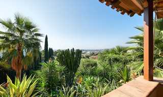 Prachtige rustieke luxe villa met adembenemend uitzicht op zee en de bergen - Golf Valley, Nueva Andalucia, Marbella 7249 