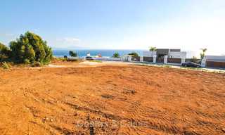 Moderne nieuwbouw luxe villa met panoramisch zeezicht te koop, nabij strand, Manilva, Costa del Sol 7309 