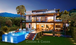 Eco-vriendelijke luxe villa's te koop met adembenemend uitzicht op vallei en zee, Benahavis - Marbella 7491 