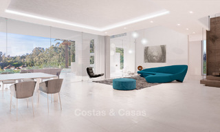 Oogstrelende nieuwe hedendaagse luxe villa te koop in Nueva Andalucia's golfvallei, Marbella 7667 