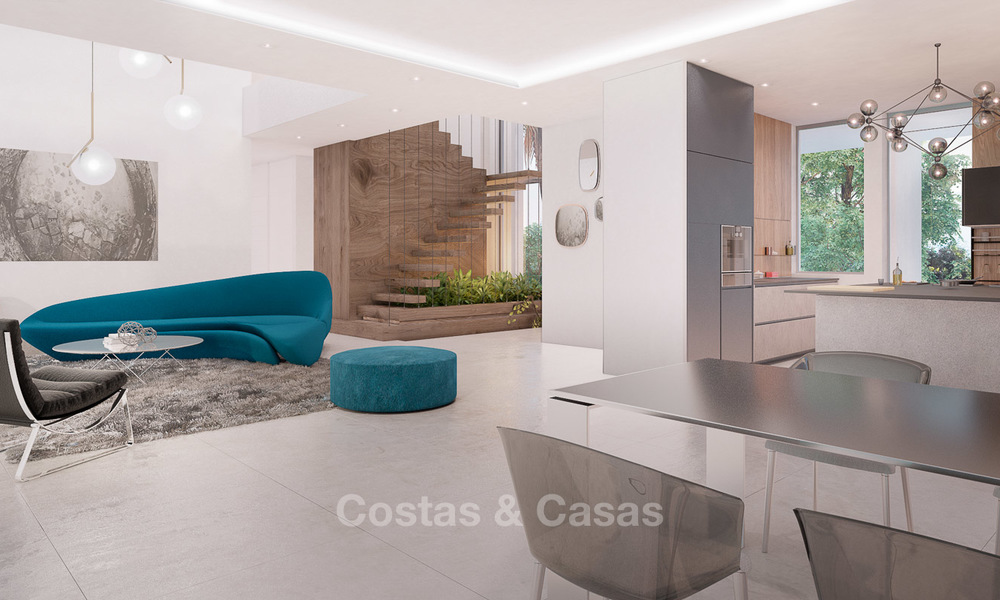 Oogstrelende nieuwe hedendaagse luxe villa te koop in Nueva Andalucia's golfvallei, Marbella 7668