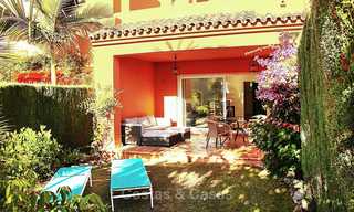 Recentelijk gerenoveerde schakelvilla in Andalusische stijl te koop, vlakbij golfbaan, Benahavis, Marbella 7684 