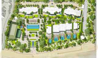 Luxueuze eerste lijn strandvilla's te koop in een nieuw, exclusief complex, New Golden Mile, Marbella - Estepona 7901 