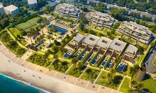 Luxueuze eerste lijn strandvilla's te koop in een nieuw, exclusief complex, New Golden Mile, Marbella - Estepona 7904 