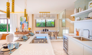 Luxueuze eerstelijns strandvilla te koop in een nieuw, exclusief complex, New Golden Mile, Marbella - Estepona 69862 