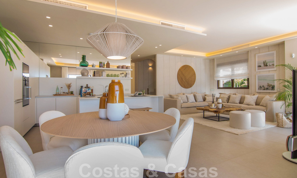 Luxueuze nieuwe eerstelijn strandappartementen te koop in een exclusief complex, New Golden Mile, Marbella - Estepona 40500