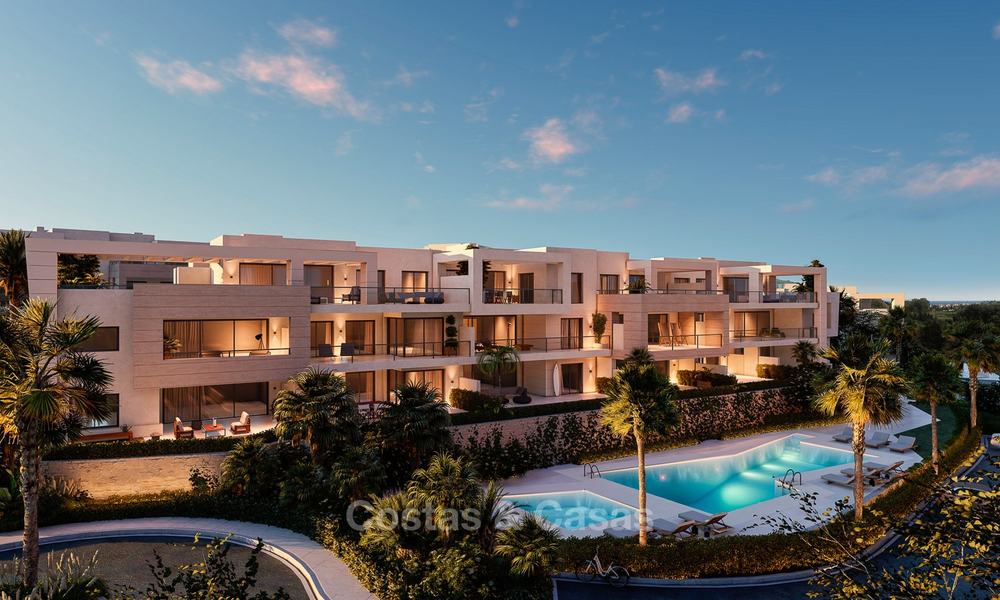 Prachtige moderne front-line golf appartementen te koop in een nieuw, exclusief complex, Casares, Costa del Sol 8028