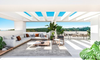 Prachtige moderne front-line golf appartementen te koop in een nieuw, exclusief complex, Casares, Costa del Sol 8036 