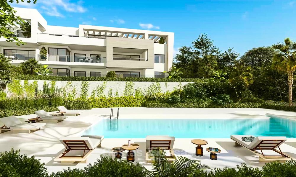 Prachtige moderne front-line golf appartementen te koop in een nieuw, exclusief complex, Casares, Costa del Sol 8041