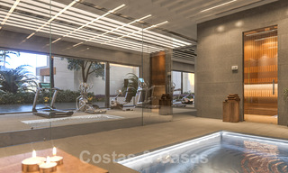 Elegante en ruime nieuwe appartementen te koop, op loopafstand van strand en voorzieningen, met zeezicht, Estepona 31380 