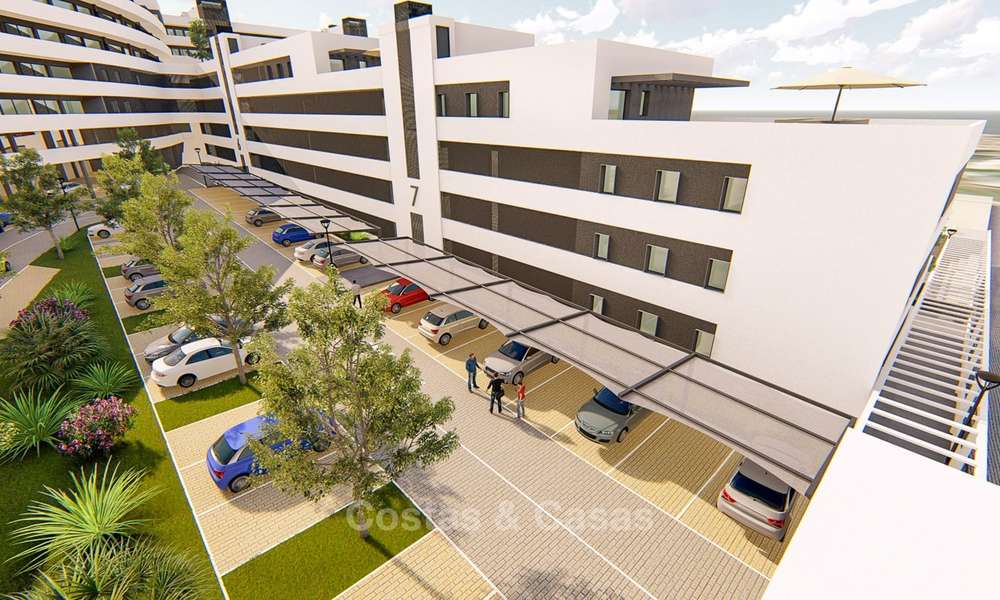 Nieuwe, aantrekkelijk geprijsde, moderne appartementen te koop, op loopafstand van het strand en voorzieningen, Estepona 8180