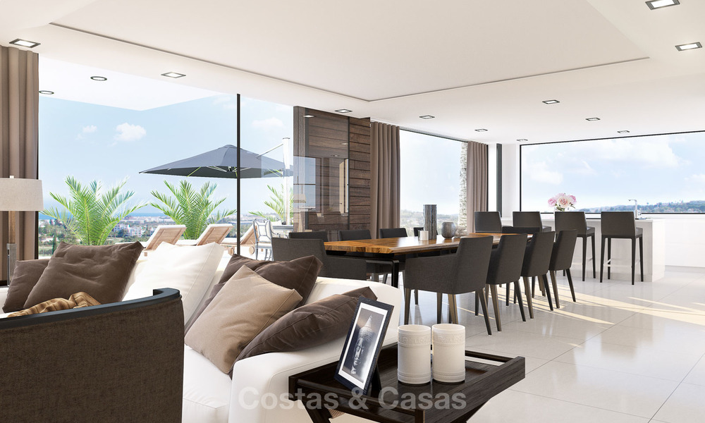 Instapklare nieuwe eigentijdse luxe villa te koop, Nueva Andalucia, Marbella 8185