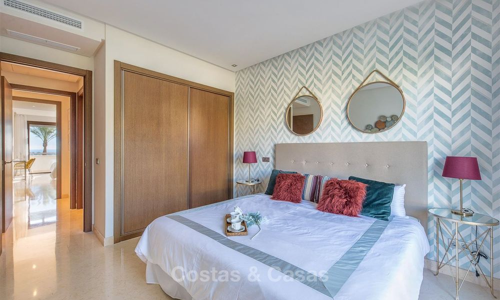 Mooi en ruim luxe appartement met zeezicht te koop in een begeerde urbanisatie, klaar om in te trekken - Benahavis, Marbella 8281