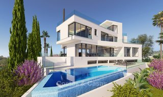 Instapklare oogstrelende hedendaagse luxe villa met prachtige vergezichten te koop, Marbella - Benahavis 8316 