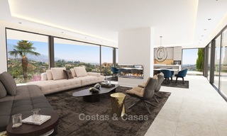 Instapklare oogstrelende hedendaagse luxe villa met prachtige vergezichten te koop, Marbella - Benahavis 8320 