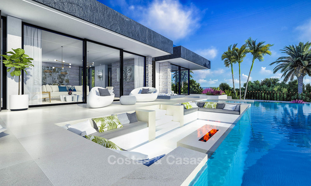 Majestueuze innovatieve designer villa met spectaculair zeezicht te koop - Benahavis, Marbella 8505