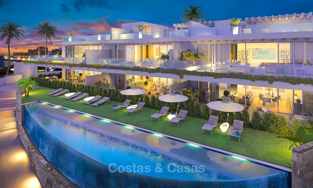 Prachtige nieuwbouw luxe-appartementen te koop, op wandelafstand strand met prachtig zeezicht - Benalmadena, Costa del Sol 9204