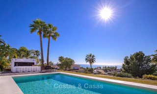 Oogstrelende luxe moderne designer villa met zeezicht te koop in de exclusieve wijk Sierra Blanca - Golden Mile, Marbella 8910 