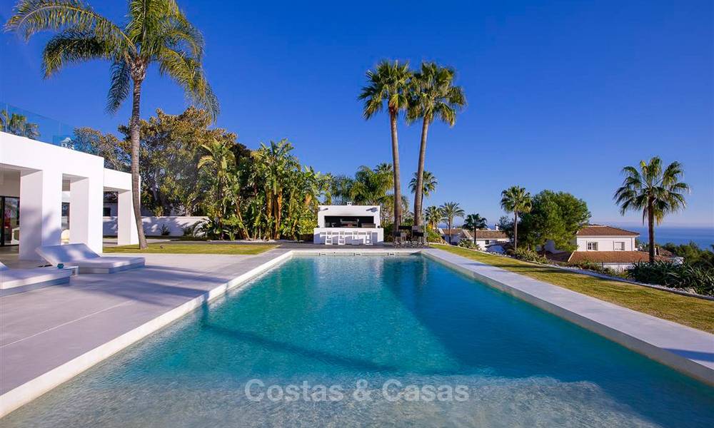 Oogstrelende luxe moderne designer villa met zeezicht te koop in de exclusieve wijk Sierra Blanca - Golden Mile, Marbella 8913
