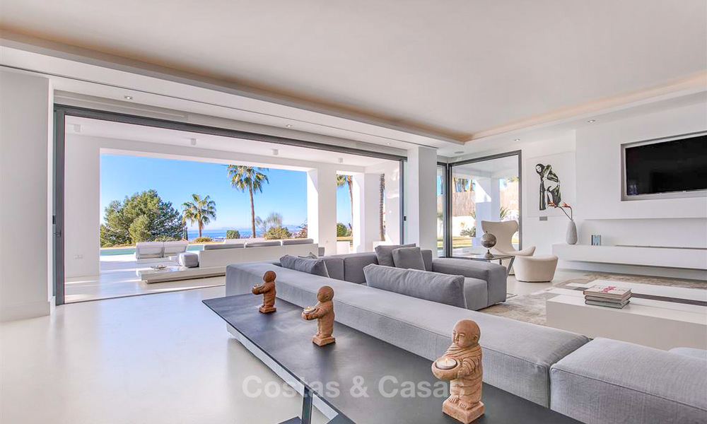 Oogstrelende luxe moderne designer villa met zeezicht te koop in de exclusieve wijk Sierra Blanca - Golden Mile, Marbella 8915