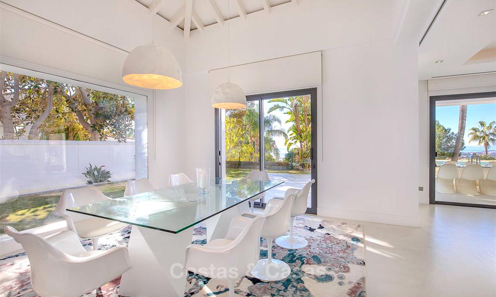 Oogstrelende luxe moderne designer villa met zeezicht te koop in de exclusieve wijk Sierra Blanca - Golden Mile, Marbella 8918