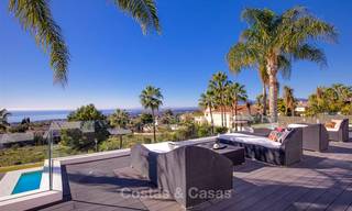 Oogstrelende luxe moderne designer villa met zeezicht te koop in de exclusieve wijk Sierra Blanca - Golden Mile, Marbella 8934 