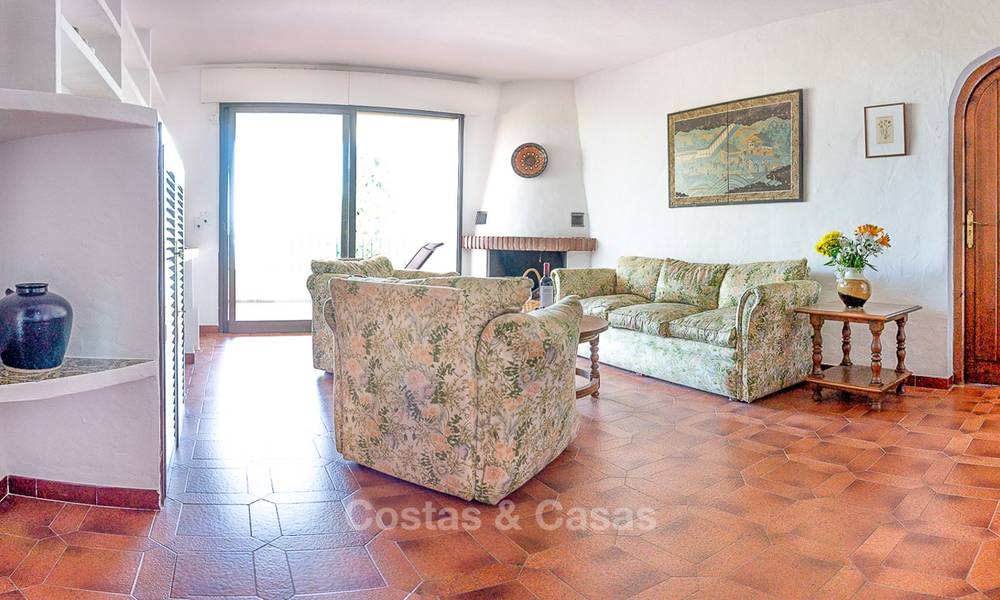 Uniek aanbod! Prachtig landgoed van 5 villa's op een groot perceel te koop, met zeezicht - Mijas, Costa del Sol 9020