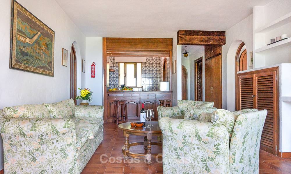 Uniek aanbod! Prachtig landgoed van 5 villa's op een groot perceel te koop, met zeezicht - Mijas, Costa del Sol 9023
