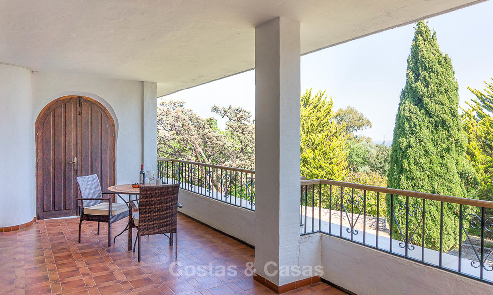 Uniek aanbod! Prachtig landgoed van 5 villa's op een groot perceel te koop, met zeezicht - Mijas, Costa del Sol 9028