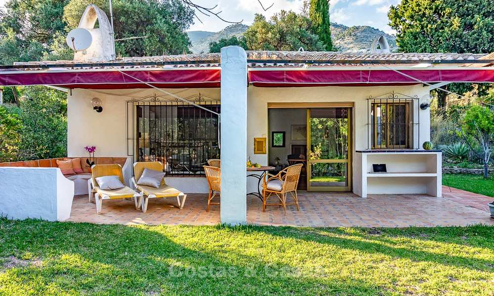 Uniek aanbod! Prachtig landgoed van 5 villa's op een groot perceel te koop, met zeezicht - Mijas, Costa del Sol 9036
