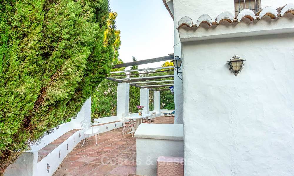 Uniek aanbod! Prachtig landgoed van 5 villa's op een groot perceel te koop, met zeezicht - Mijas, Costa del Sol 9039