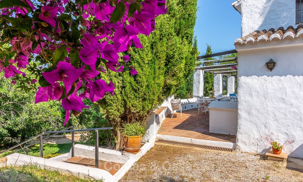 Uniek aanbod! Prachtig landgoed van 5 villa's op een groot perceel te koop, met zeezicht - Mijas, Costa del Sol 9051