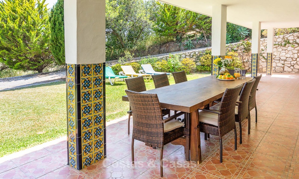 Uniek aanbod! Prachtig landgoed van 5 villa's op een groot perceel te koop, met zeezicht - Mijas, Costa del Sol 9064