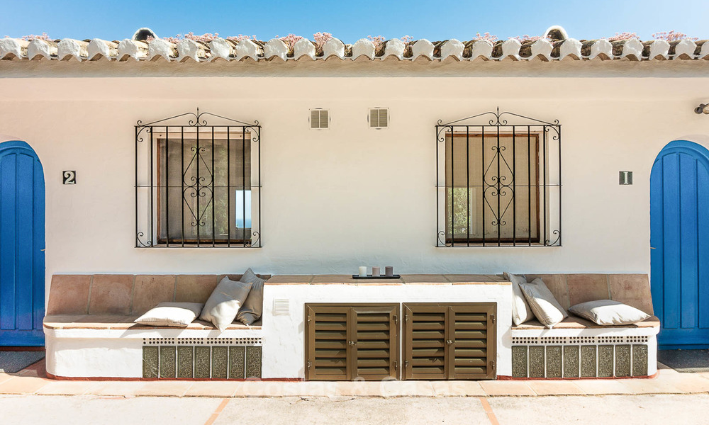 Uniek aanbod! Prachtig landgoed van 5 villa's op een groot perceel te koop, met zeezicht - Mijas, Costa del Sol 9078