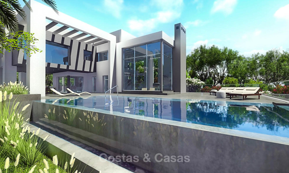 Eco-vriendelijke eigentijdse luxe villa met zeezicht te koop - Benalmadena, Costa del Sol 9217