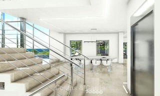 Eco-vriendelijke eigentijdse luxe villa met zeezicht te koop - Benalmadena, Costa del Sol 9223 