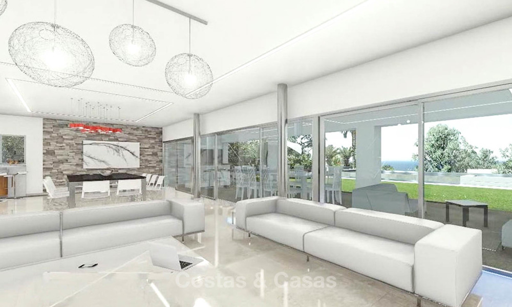 Avant garde en eco-vriendelijke luxe villa met zeezicht te koop - Benalmadena, Costa del Sol 9241