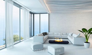 Stijlvolle moderne eigentijdse luxe villa met zee- en bergzicht te koop - Benalmadena, Costa del Sol 9253 