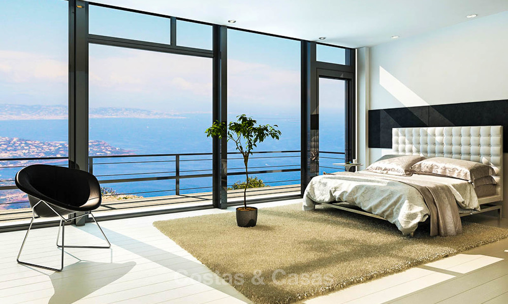 Prachtige moderne luxe villa met zee- en bergzicht te koop - Benalmadena, Costa del Sol 9262