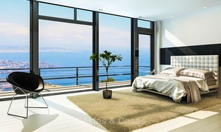 Prachtige moderne luxe villa met zee- en bergzicht te koop - Benalmadena, Costa del Sol 9262 