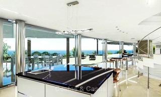 Indrukwekkende avant-garde luxe villa met zeezicht te koop - Benalmadena, Costa del Sol 9392 