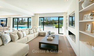 Prestigieuze gerenoveerde luxe villa te koop, eerstelijn golf, Nueva Andalucía, Marbella 9436 